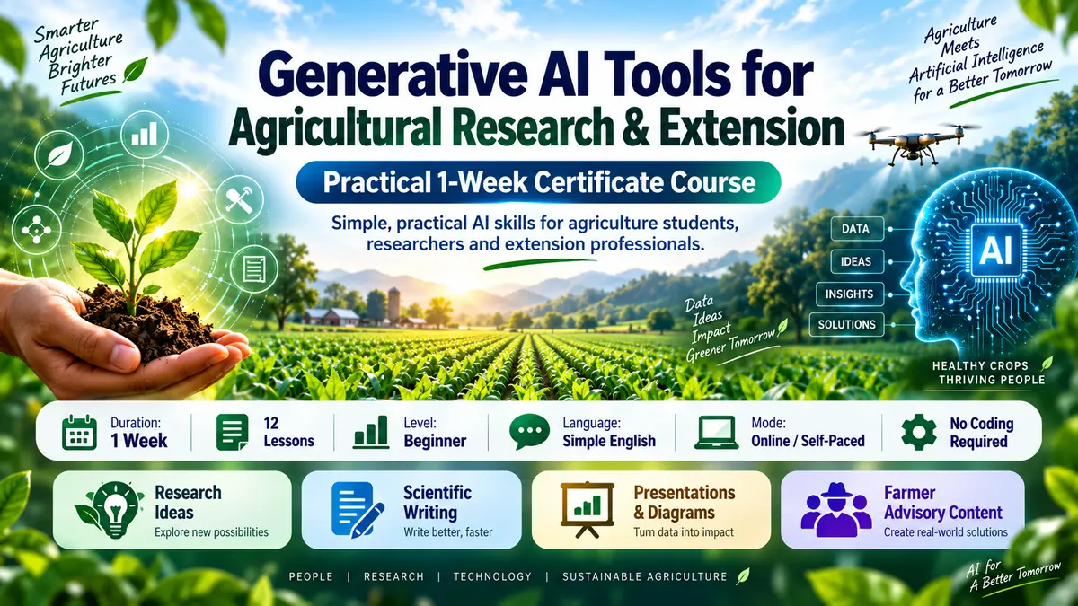 Generative AI Tools for Agricultural Research & Extension