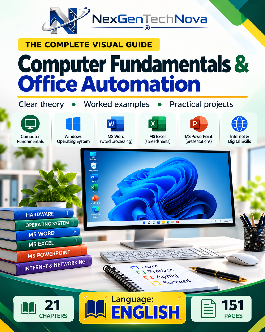 Computer Fundamentals and Office Automation cover